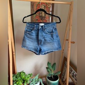 Abercrombie & Fitch Curve Love Ultra High Rise Mom Shorts